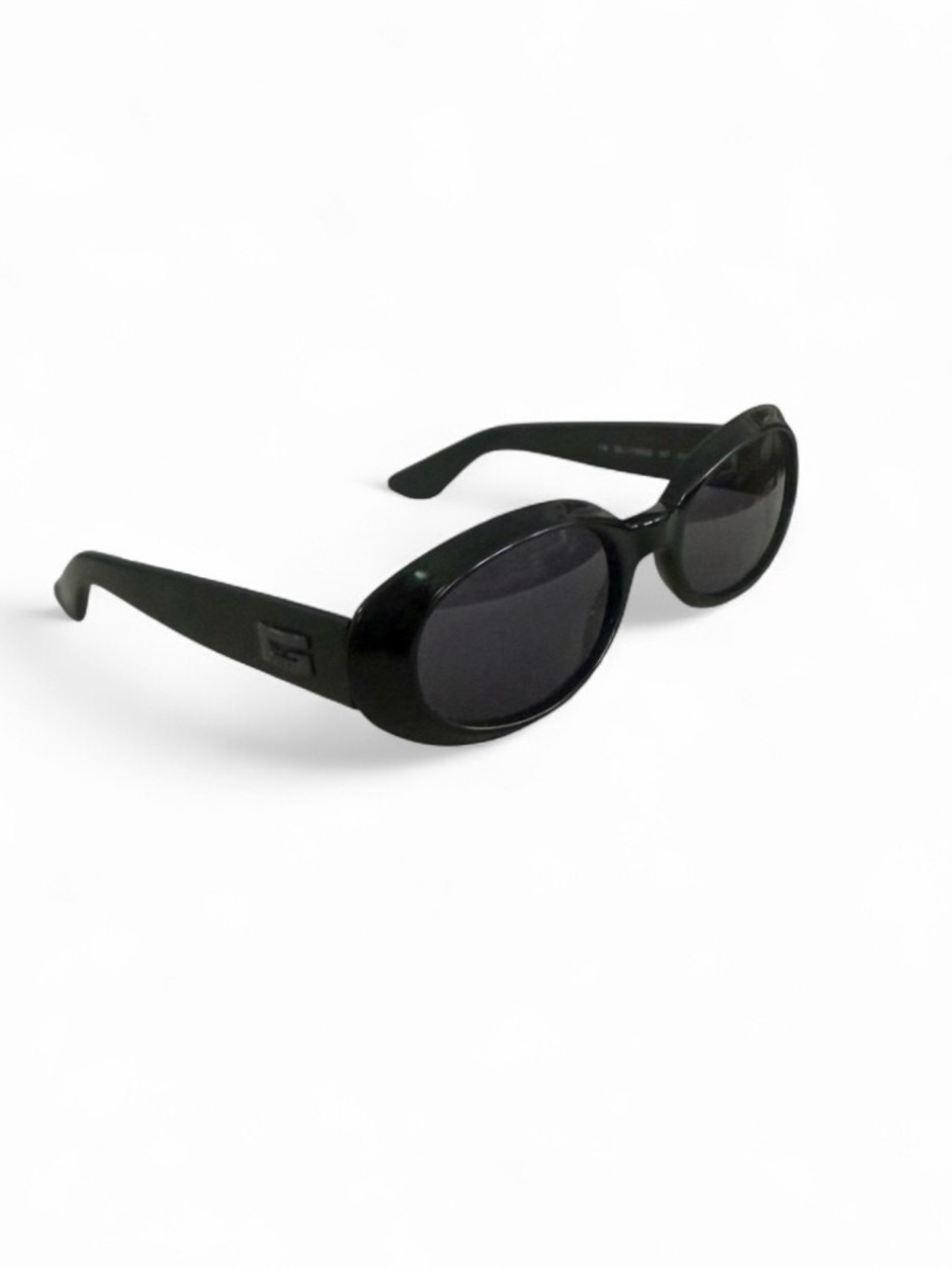 Gucci Black Oval Sunglasses